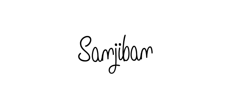 Also we have Sanjiban name is the best signature style. Create professional handwritten signature collection using Angelique-Rose-font-FFP autograph style. Sanjiban signature style 5 images and pictures png