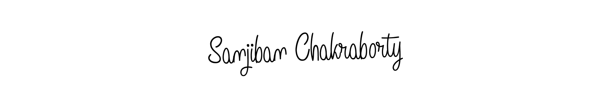 How to make Sanjiban Chakraborty name signature. Use Angelique-Rose-font-FFP style for creating short signs online. This is the latest handwritten sign. Sanjiban Chakraborty signature style 5 images and pictures png