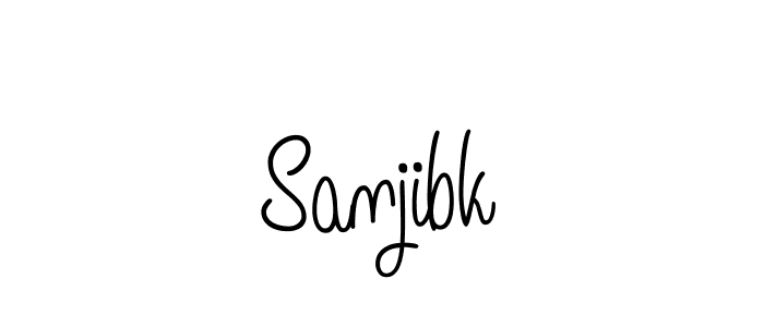 Also we have Sanjibk name is the best signature style. Create professional handwritten signature collection using Angelique-Rose-font-FFP autograph style. Sanjibk signature style 5 images and pictures png