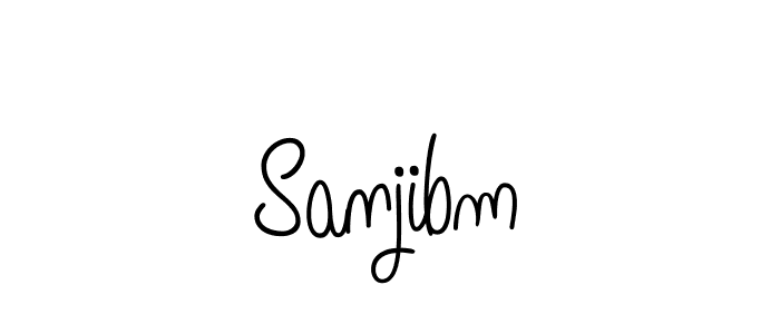 How to make Sanjibm signature? Angelique-Rose-font-FFP is a professional autograph style. Create handwritten signature for Sanjibm name. Sanjibm signature style 5 images and pictures png