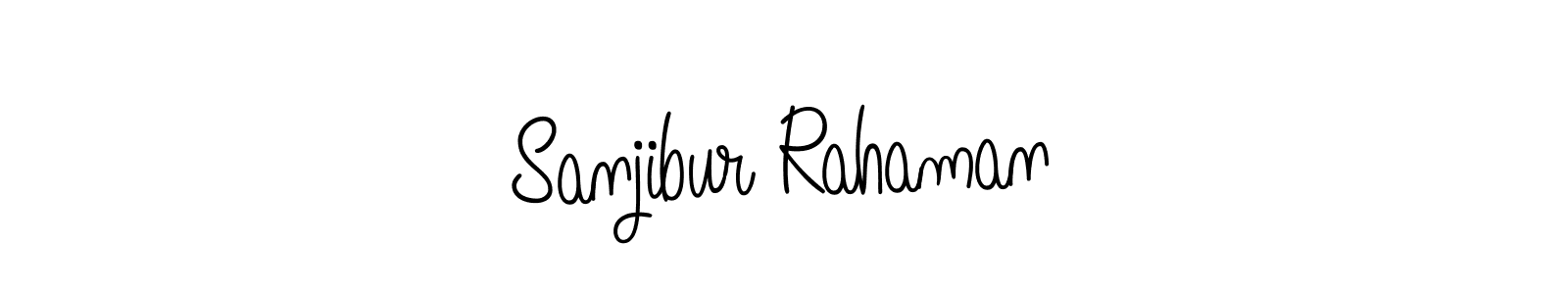 The best way (Angelique-Rose-font-FFP) to make a short signature is to pick only two or three words in your name. The name Sanjibur Rahaman include a total of six letters. For converting this name. Sanjibur Rahaman signature style 5 images and pictures png