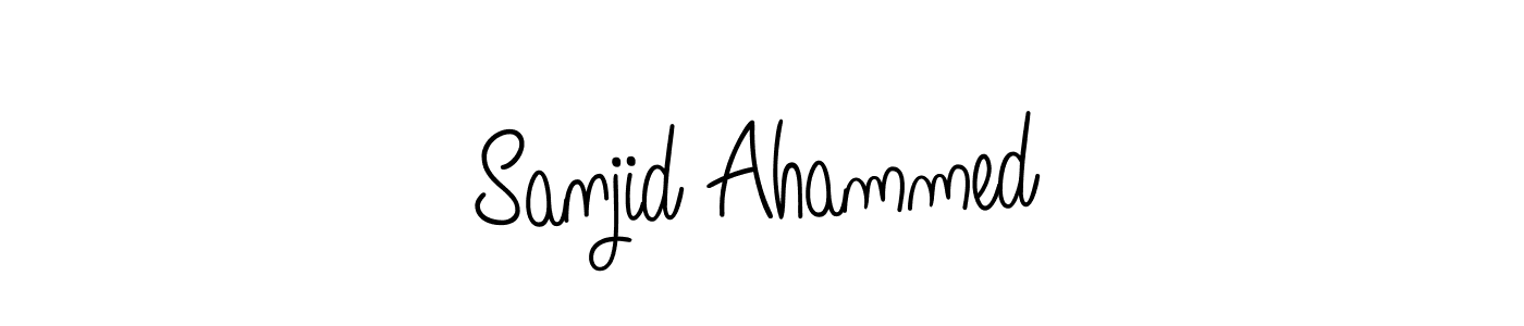 Make a short Sanjid Ahammed signature style. Manage your documents anywhere anytime using Angelique-Rose-font-FFP. Create and add eSignatures, submit forms, share and send files easily. Sanjid Ahammed signature style 5 images and pictures png