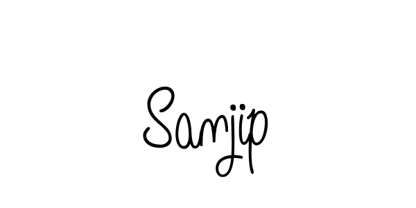 Make a beautiful signature design for name Sanjip. Use this online signature maker to create a handwritten signature for free. Sanjip signature style 5 images and pictures png