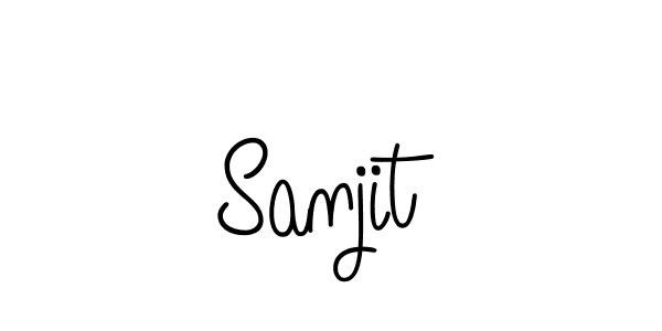 How to Draw Sanjit signature style? Angelique-Rose-font-FFP is a latest design signature styles for name Sanjit. Sanjit signature style 5 images and pictures png