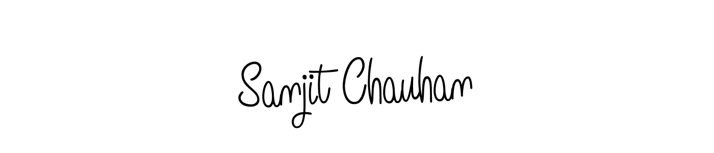 How to make Sanjit Chauhan signature? Angelique-Rose-font-FFP is a professional autograph style. Create handwritten signature for Sanjit Chauhan name. Sanjit Chauhan signature style 5 images and pictures png