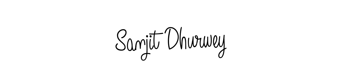Create a beautiful signature design for name Sanjit Dhurwey. With this signature (Angelique-Rose-font-FFP) fonts, you can make a handwritten signature for free. Sanjit Dhurwey signature style 5 images and pictures png