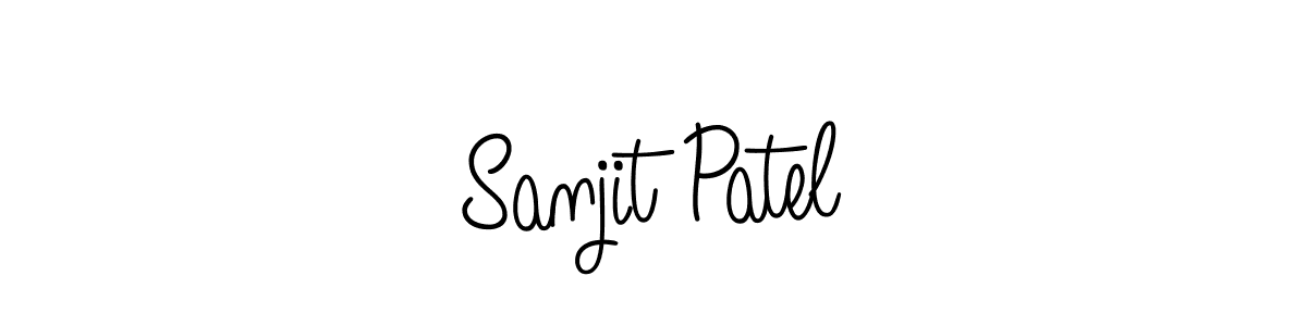 if you are searching for the best signature style for your name Sanjit Patel. so please give up your signature search. here we have designed multiple signature styles  using Angelique-Rose-font-FFP. Sanjit Patel signature style 5 images and pictures png