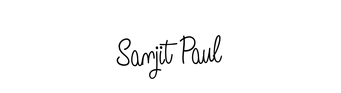 How to Draw Sanjit Paul signature style? Angelique-Rose-font-FFP is a latest design signature styles for name Sanjit Paul. Sanjit Paul signature style 5 images and pictures png