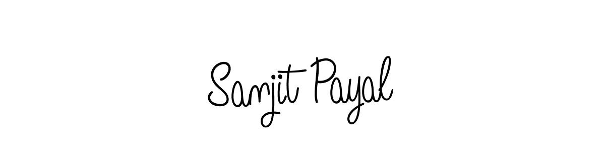 Best and Professional Signature Style for Sanjit Payal. Angelique-Rose-font-FFP Best Signature Style Collection. Sanjit Payal signature style 5 images and pictures png