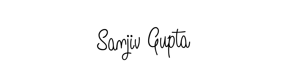 Create a beautiful signature design for name Sanjiv Gupta. With this signature (Angelique-Rose-font-FFP) fonts, you can make a handwritten signature for free. Sanjiv Gupta signature style 5 images and pictures png