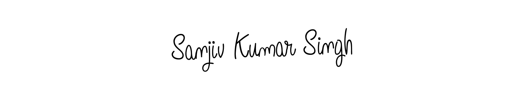 Sanjiv Kumar Singh stylish signature style. Best Handwritten Sign (Angelique-Rose-font-FFP) for my name. Handwritten Signature Collection Ideas for my name Sanjiv Kumar Singh. Sanjiv Kumar Singh signature style 5 images and pictures png