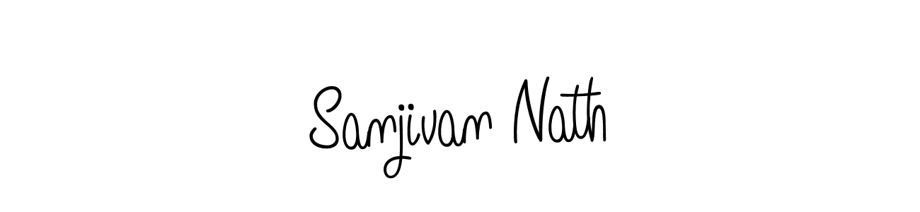 This is the best signature style for the Sanjivan Nath name. Also you like these signature font (Angelique-Rose-font-FFP). Mix name signature. Sanjivan Nath signature style 5 images and pictures png