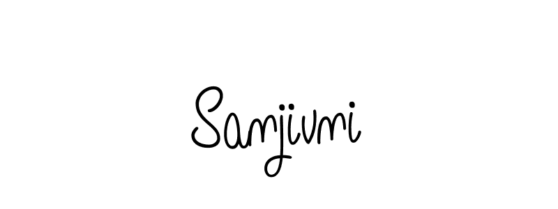 Sanjivni stylish signature style. Best Handwritten Sign (Angelique-Rose-font-FFP) for my name. Handwritten Signature Collection Ideas for my name Sanjivni. Sanjivni signature style 5 images and pictures png