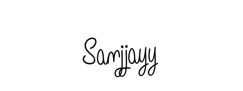 Make a beautiful signature design for name Sanjjayy. With this signature (Angelique-Rose-font-FFP) style, you can create a handwritten signature for free. Sanjjayy signature style 5 images and pictures png