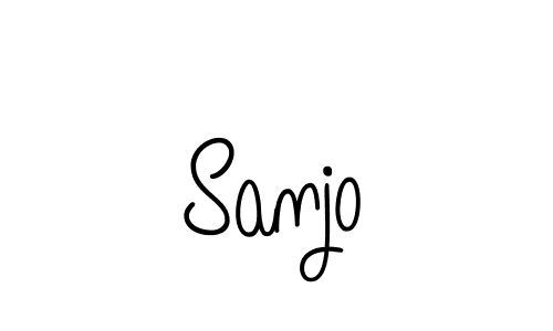 Best and Professional Signature Style for Sanjo. Angelique-Rose-font-FFP Best Signature Style Collection. Sanjo signature style 5 images and pictures png