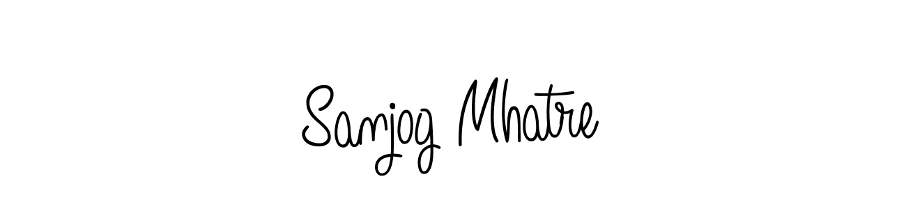 Create a beautiful signature design for name Sanjog Mhatre. With this signature (Angelique-Rose-font-FFP) fonts, you can make a handwritten signature for free. Sanjog Mhatre signature style 5 images and pictures png