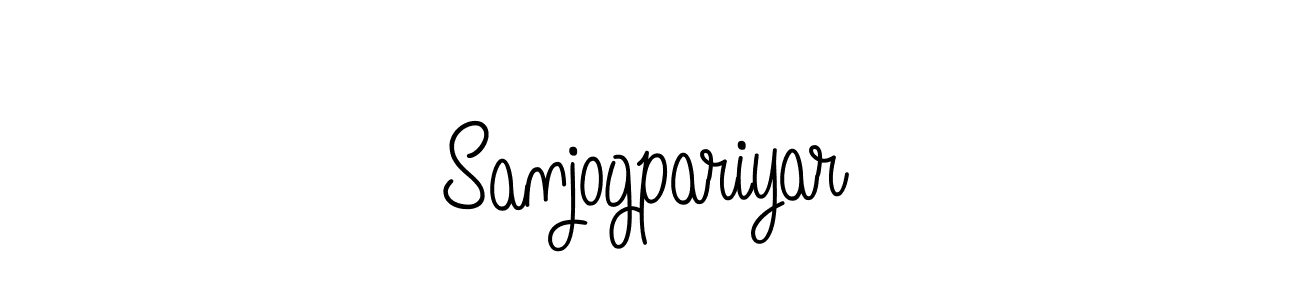 Best and Professional Signature Style for Sanjogpariyar. Angelique-Rose-font-FFP Best Signature Style Collection. Sanjogpariyar signature style 5 images and pictures png