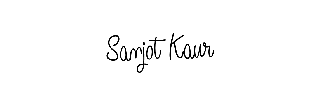 How to make Sanjot Kaur signature? Angelique-Rose-font-FFP is a professional autograph style. Create handwritten signature for Sanjot Kaur name. Sanjot Kaur signature style 5 images and pictures png