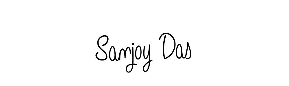 How to make Sanjoy Das name signature. Use Angelique-Rose-font-FFP style for creating short signs online. This is the latest handwritten sign. Sanjoy Das signature style 5 images and pictures png