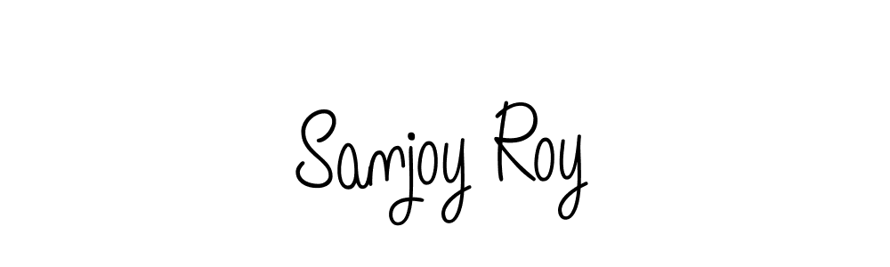 The best way (Angelique-Rose-font-FFP) to make a short signature is to pick only two or three words in your name. The name Sanjoy Roy include a total of six letters. For converting this name. Sanjoy Roy signature style 5 images and pictures png