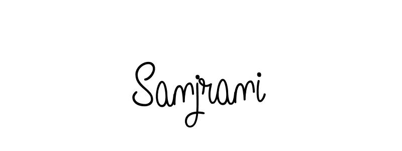 Also we have Sanjrani name is the best signature style. Create professional handwritten signature collection using Angelique-Rose-font-FFP autograph style. Sanjrani signature style 5 images and pictures png