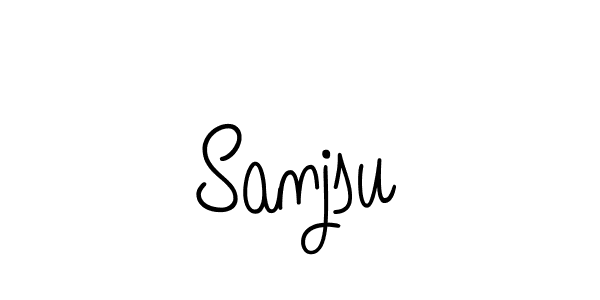 Design your own signature with our free online signature maker. With this signature software, you can create a handwritten (Angelique-Rose-font-FFP) signature for name Sanjsu. Sanjsu signature style 5 images and pictures png