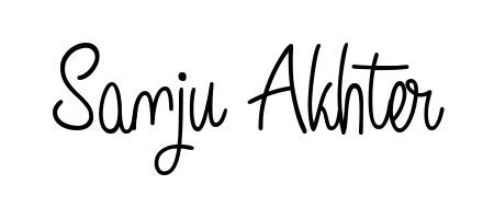 Stand out with a creative autograph for Sanju Akhter. The Angelique-Rose-font-FFP styling blends modern aesthetics with classic signature flourishes. Sanju Akhter signature style 5 images and pictures png