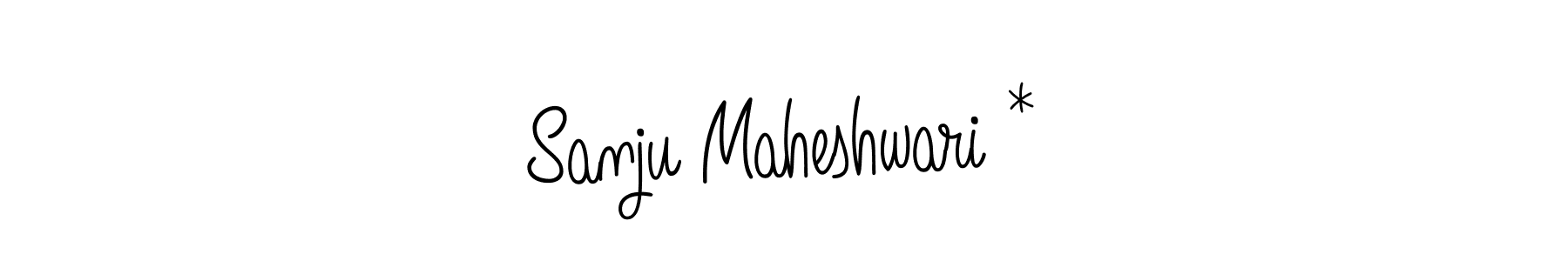 Also You can easily find your signature by using the search form. We will create Sanju Maheshwari * name handwritten signature images for you free of cost using Angelique-Rose-font-FFP sign style. Sanju Maheshwari * signature style 5 images and pictures png