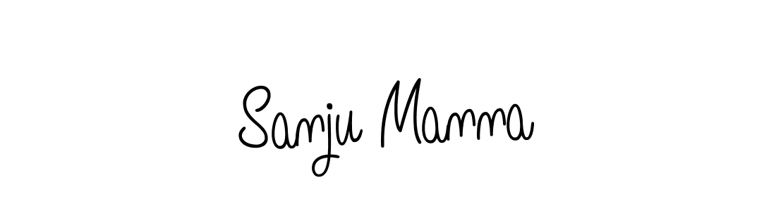 This is the best signature style for the Sanju Manna name. Also you like these signature font (Angelique-Rose-font-FFP). Mix name signature. Sanju Manna signature style 5 images and pictures png