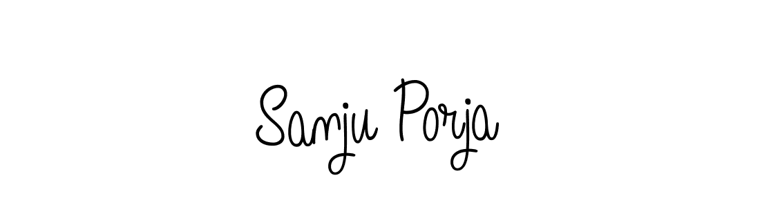 if you are searching for the best signature style for your name Sanju Porja. so please give up your signature search. here we have designed multiple signature styles  using Angelique-Rose-font-FFP. Sanju Porja signature style 5 images and pictures png