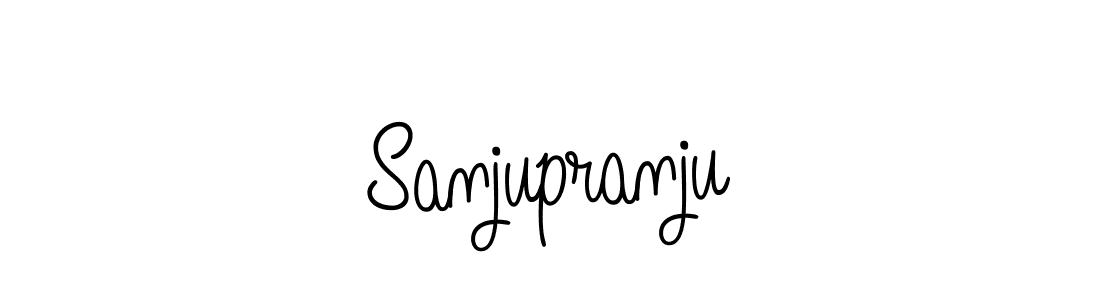 Once you've used our free online signature maker to create your best signature Angelique-Rose-font-FFP style, it's time to enjoy all of the benefits that Sanjupranju name signing documents. Sanjupranju signature style 5 images and pictures png