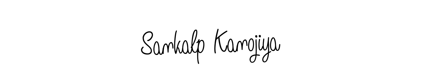 How to make Sankalp Kanojiya name signature. Use Angelique-Rose-font-FFP style for creating short signs online. This is the latest handwritten sign. Sankalp Kanojiya signature style 5 images and pictures png