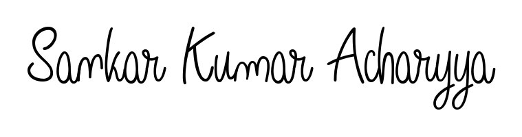 Create your official email sign-off with Sankar Kumar Acharyya name in Angelique-Rose-font-FFP style. Crisp, clean, and perfectly legible across all screens. Sankar Kumar Acharyya signature style 5 images and pictures png