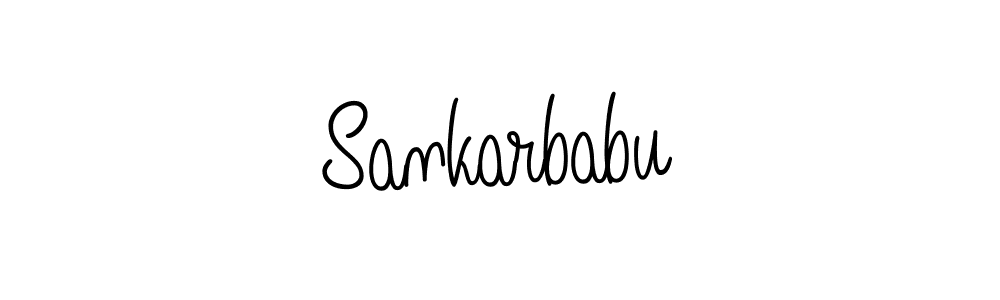 Use a signature maker to create a handwritten signature online. With this signature software, you can design (Angelique-Rose-font-FFP) your own signature for name Sankarbabu. Sankarbabu signature style 5 images and pictures png