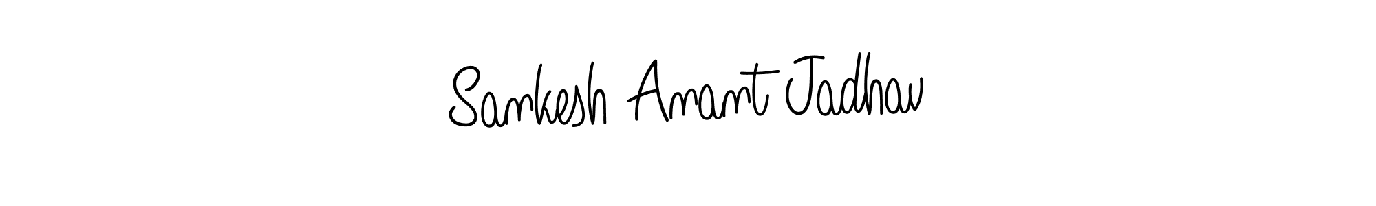 Sankesh Anant Jadhav stylish signature style. Best Handwritten Sign (Angelique-Rose-font-FFP) for my name. Handwritten Signature Collection Ideas for my name Sankesh Anant Jadhav. Sankesh Anant Jadhav signature style 5 images and pictures png