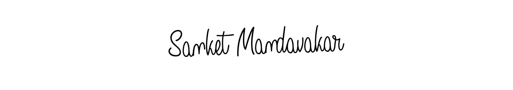 Also we have Sanket Mandavakar name is the best signature style. Create professional handwritten signature collection using Angelique-Rose-font-FFP autograph style. Sanket Mandavakar signature style 5 images and pictures png