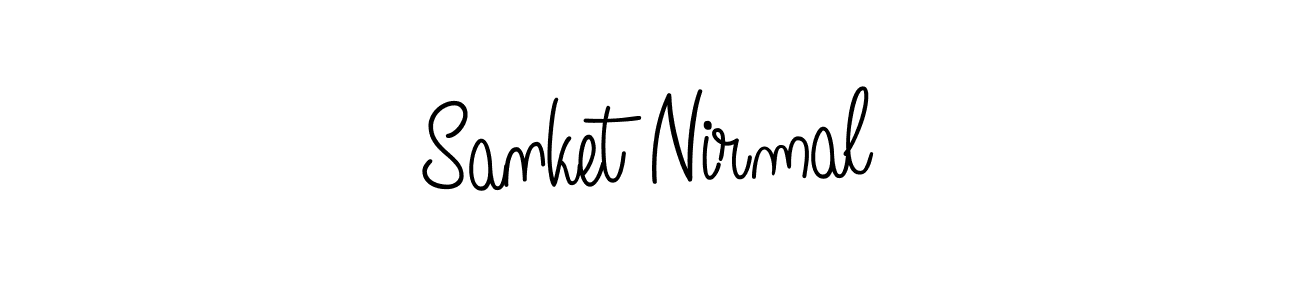 It looks lik you need a new signature style for name Sanket Nirmal. Design unique handwritten (Angelique-Rose-font-FFP) signature with our free signature maker in just a few clicks. Sanket Nirmal signature style 5 images and pictures png