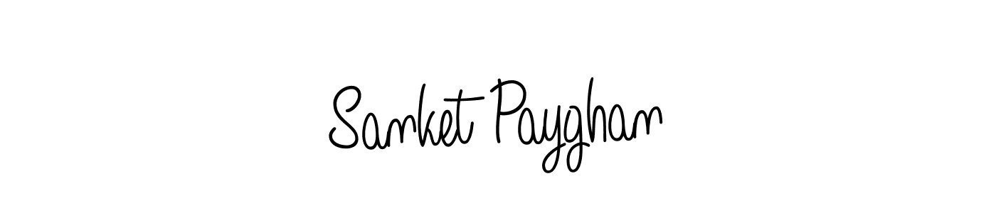 Once you've used our free online signature maker to create your best signature Angelique-Rose-font-FFP style, it's time to enjoy all of the benefits that Sanket Payghan name signing documents. Sanket Payghan signature style 5 images and pictures png