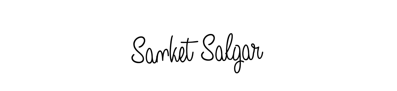 Design your own signature with our free online signature maker. With this signature software, you can create a handwritten (Angelique-Rose-font-FFP) signature for name Sanket Salgar. Sanket Salgar signature style 5 images and pictures png