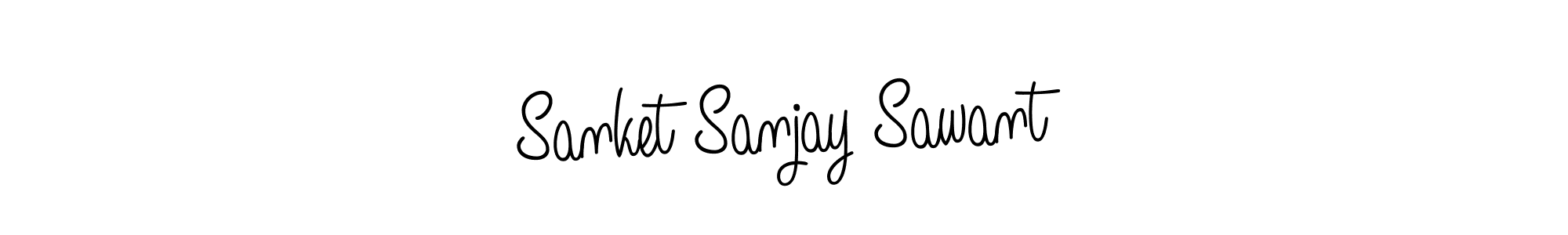 Also we have Sanket Sanjay Sawant name is the best signature style. Create professional handwritten signature collection using Angelique-Rose-font-FFP autograph style. Sanket Sanjay Sawant signature style 5 images and pictures png