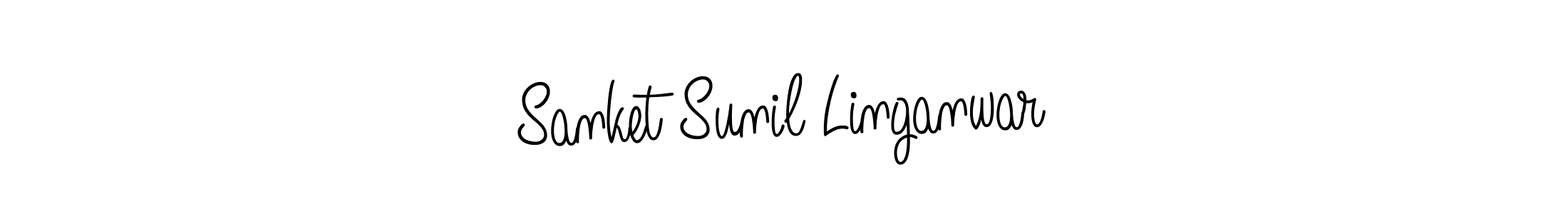 This is the best signature style for the Sanket Sunil Linganwar name. Also you like these signature font (Angelique-Rose-font-FFP). Mix name signature. Sanket Sunil Linganwar signature style 5 images and pictures png