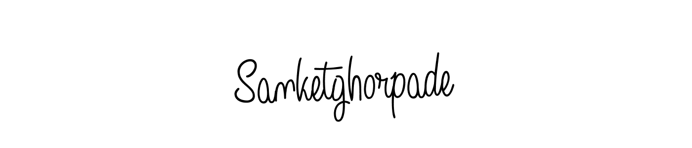 Make a short Sanketghorpade signature style. Manage your documents anywhere anytime using Angelique-Rose-font-FFP. Create and add eSignatures, submit forms, share and send files easily. Sanketghorpade signature style 5 images and pictures png