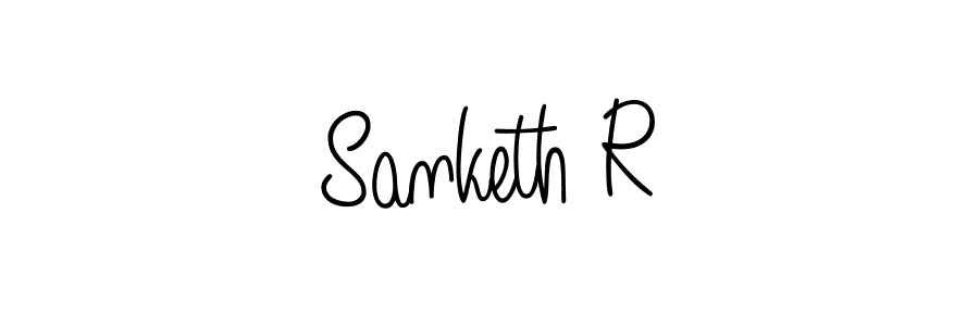 if you are searching for the best signature style for your name Sanketh R. so please give up your signature search. here we have designed multiple signature styles  using Angelique-Rose-font-FFP. Sanketh R signature style 5 images and pictures png