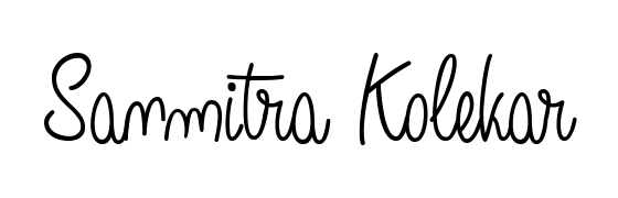 Try this chic Sanmitra Kolekar handwritten sign style. Using Angelique-Rose-font-FFP font elements, it gives your name a sleek, memorable identity. Sanmitra Kolekar signature style 5 images and pictures png