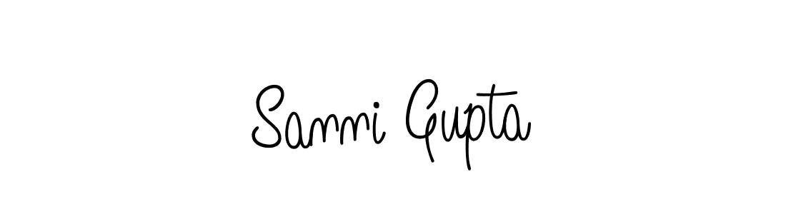 This is the best signature style for the Sanni Gupta name. Also you like these signature font (Angelique-Rose-font-FFP). Mix name signature. Sanni Gupta signature style 5 images and pictures png
