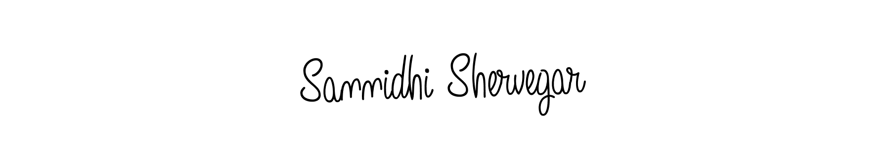 Also we have Sannidhi Shervegar name is the best signature style. Create professional handwritten signature collection using Angelique-Rose-font-FFP autograph style. Sannidhi Shervegar signature style 5 images and pictures png