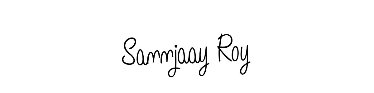 if you are searching for the best signature style for your name Sannjaay Roy. so please give up your signature search. here we have designed multiple signature styles  using Angelique-Rose-font-FFP. Sannjaay Roy signature style 5 images and pictures png