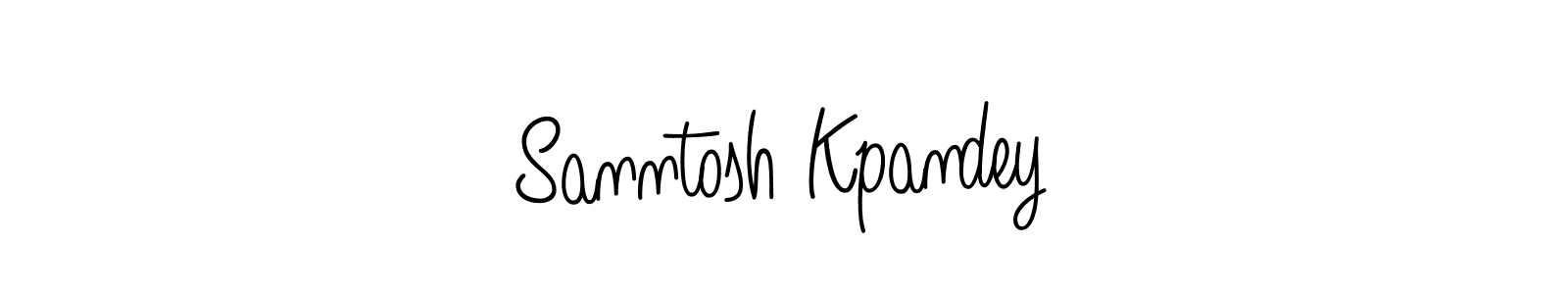 Make a short Sanntosh Kpandey signature style. Manage your documents anywhere anytime using Angelique-Rose-font-FFP. Create and add eSignatures, submit forms, share and send files easily. Sanntosh Kpandey signature style 5 images and pictures png