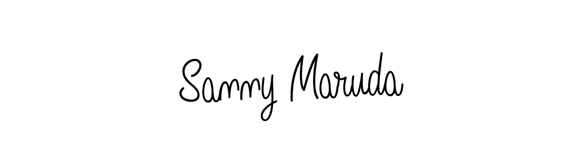 The best way (Angelique-Rose-font-FFP) to make a short signature is to pick only two or three words in your name. The name Sanny Maruda include a total of six letters. For converting this name. Sanny Maruda signature style 5 images and pictures png