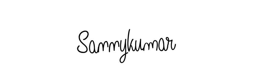 You should practise on your own different ways (Angelique-Rose-font-FFP) to write your name (Sannykumar) in signature. don't let someone else do it for you. Sannykumar signature style 5 images and pictures png